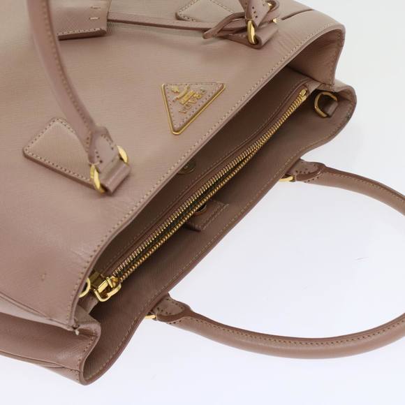 PRADA Hand Bag Safiano leather 2way Pink Auth 45924 - Picture 7 of 16